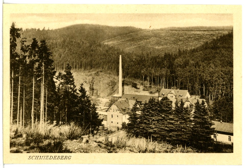 12667-Schmiedeberg-1911-Blick auf Schmiedeberg-Brück & Sohn Kunstverlag
