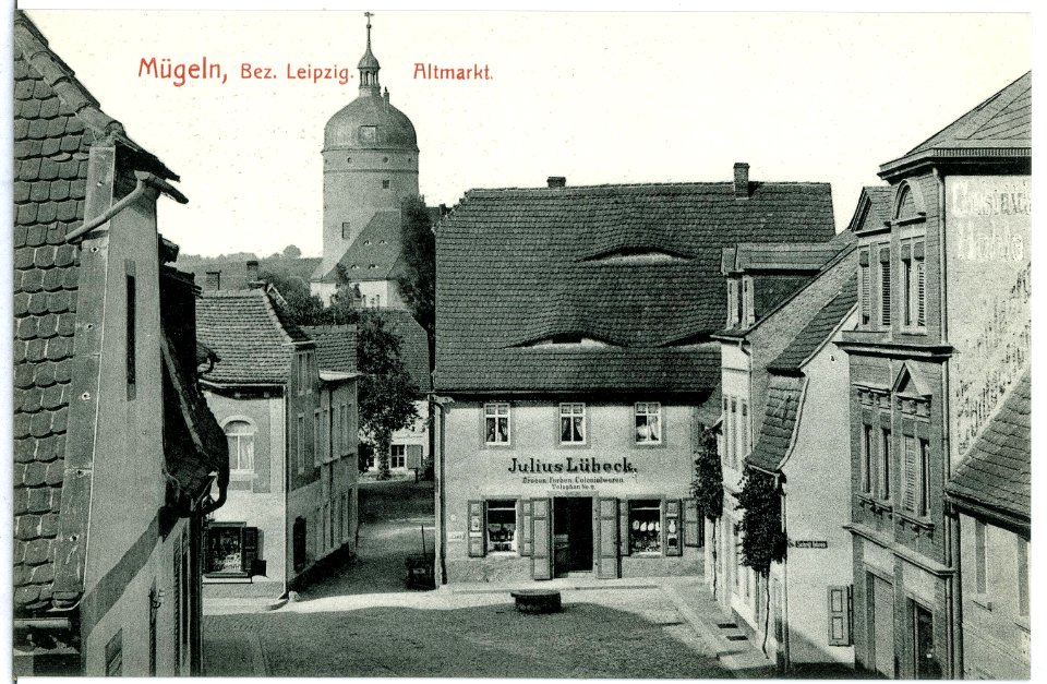 11335-Mügeln-1910-Altmarkt-Brück & Sohn Kunstverlag