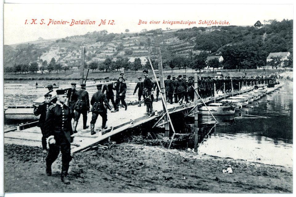 12368--1910-Pionier-Bataillon Nr. 12-Brück & Sohn Kunstverlag
