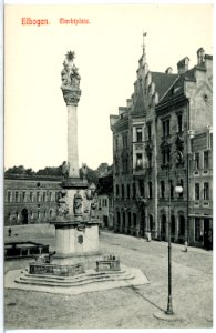 12427-Elbogen-1911-Marktplatz-Brück & Sohn Kunstverlag