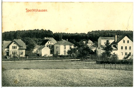 12619-Spechtshausen-1911-Blick auf Spechtshausen-Brück & Sohn Kunstverlag
