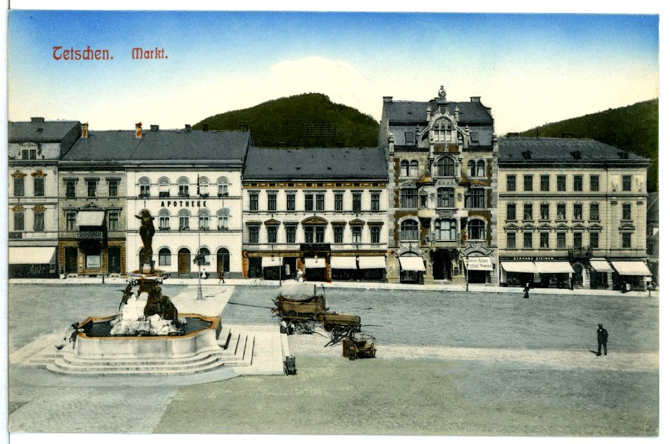 11834-Tetschen-1910-Markt-Brück & Sohn Kunstverlag