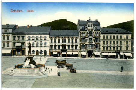 11834-Tetschen-1910-Markt-Brück & Sohn Kunstverlag