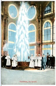 11811-Karlsbad-1910-Der Sprudel-Brück & Sohn Kunstverlag