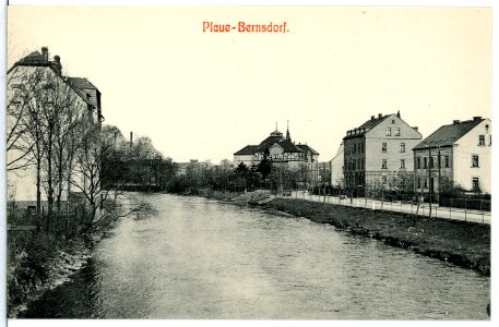 12093-Plaue-Bernsdorf-1910-Blick auf Plaue-Bernsdorf-Brück & Sohn Kunstverlag
