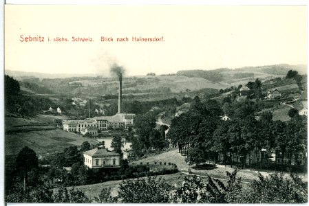 11441-Sebnitz-1910-Blick nach Hainersdorf-Brück & Sohn Kunstverlag