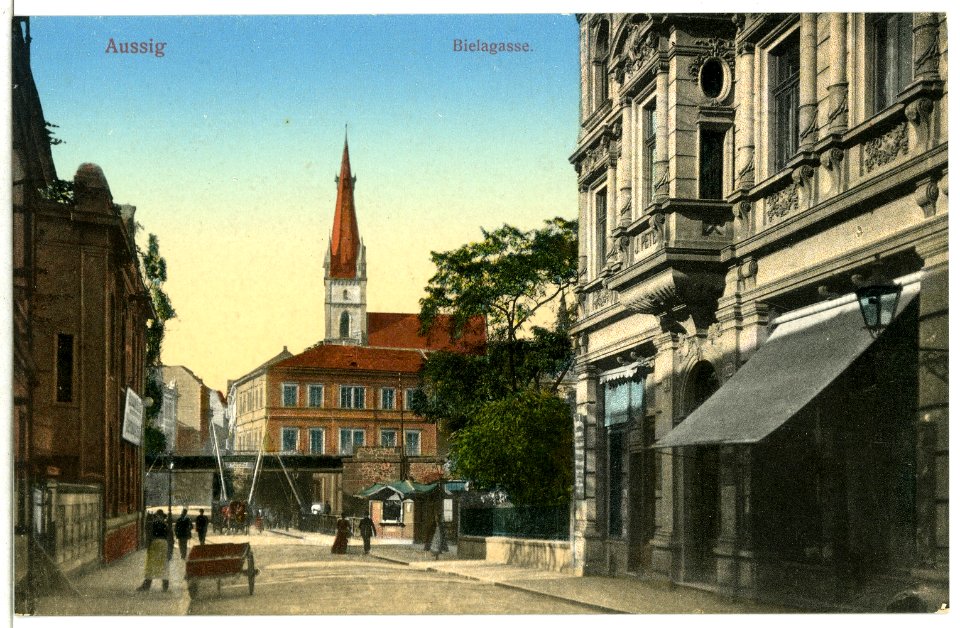 12741-Aussig-1911-Bielagasse-Brück & Sohn Kunstverlag