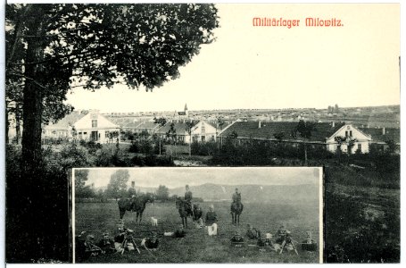 11821-Milowitz-1910-Militärlager-Brück & Sohn Kunstverlag