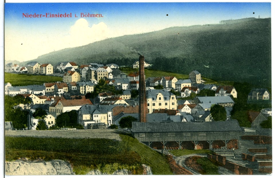 11436-Niedereinsiedel-1910-Blick auf Nieder-Einsiedel-Brück & Sohn Kunstverlag