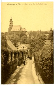 12169-Oederan-1910-Blick von der Bahnhofstraße-Brück & Sohn Kunstverlag