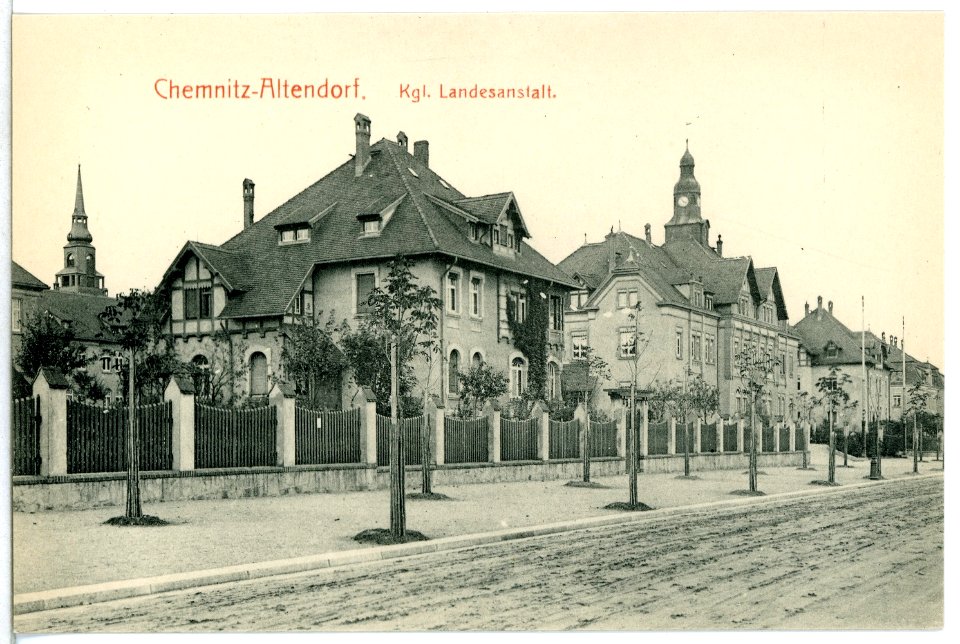 12721-Chemnitz-1911-Altendorf, Königliche Landesanstalt-Brück & Sohn Kunstverlag