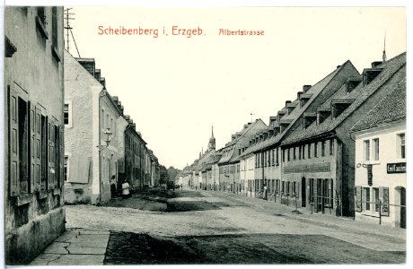 12341-Scheibenberg-1910-Albertstraße-Brück & Sohn Kunstverlag