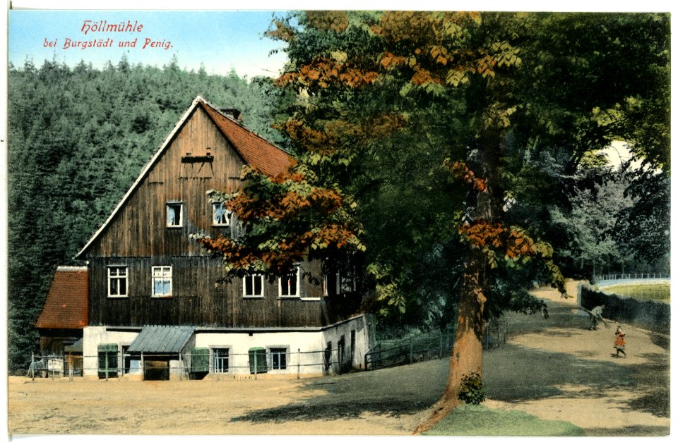 12327-Burgstädt-1910-Höllmühle bei Burgstädt-Brück & Sohn Kunstverlag