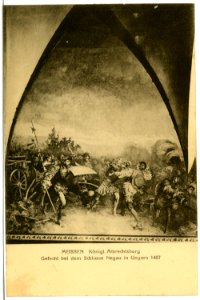 11785-Meißen-1910-Albrechtsburg - Gefecht beim Schloß Negau-Brück & Sohn Kunstverlag