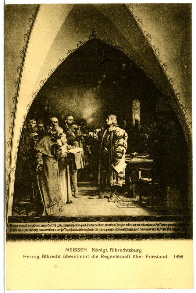 11786-Meißen-1910-Albrechtsburg - H. Albrecht übernimmt Friesland-Brück & Sohn Kunstverlag