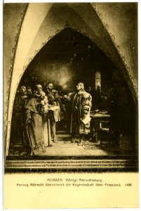 11786-Meißen-1910-Albrechtsburg - H. Albrecht übernimmt Friesland-Brück & Sohn Kunstverlag