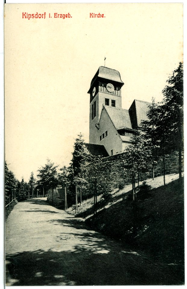 11451-Kipsdorf-1910-Kirche-Brück & Sohn Kunstverlag