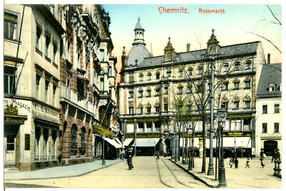 12153-Chemnitz-1910-Roßmarkt-Brück & Sohn Kunstverlag