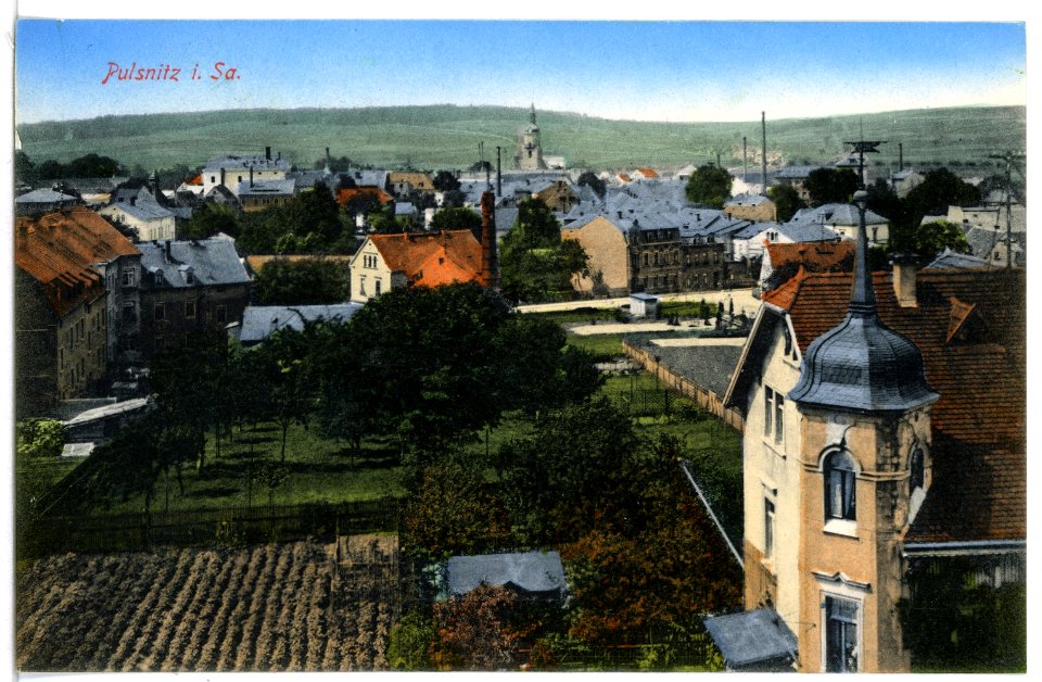11024-Pulsnitz-1910-Blick auf Pulsnitz-Brück & Sohn Kunstverlag