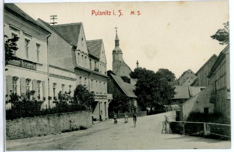 11028-Pulsnitz-1910-Stadtansicht-Brück & Sohn Kunstverlag