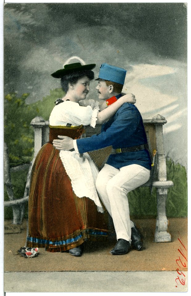 11252-Wien-1910-Liebespaar-Brück & Sohn Kunstverlag