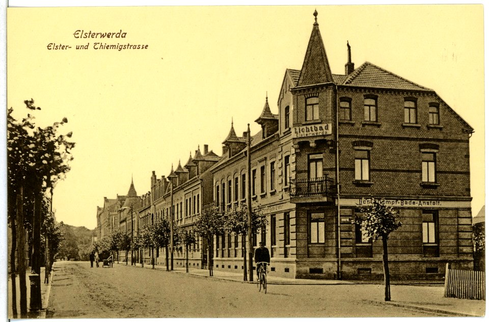 11426-Elsterwerda-1910-Elster und Thiemigstraße-Brück & Sohn Kunstverlag