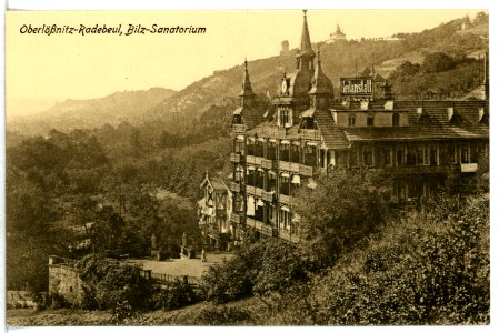 12699-Radebeul-1911-Oberlößnitz, Bilz - Sanatorium-Brück & Sohn Kunstverlag