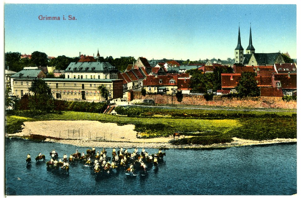 12248-Grimma-1910-Blick auf Grimma-Brück & Sohn Kunstverlag