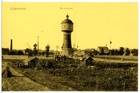 11380-Elsterwerda-1910-Wasserturm-Brück & Sohn Kunstverlag photo