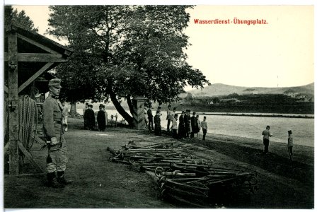 11371--1910-Wasserdienst Übungsplatz-Brück & Sohn Kunstverlag
