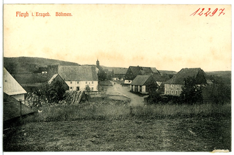12297-Fleyh i. Erzgeb.-1910-Blick auf Fleyh-Brück & Sohn Kunstverlag