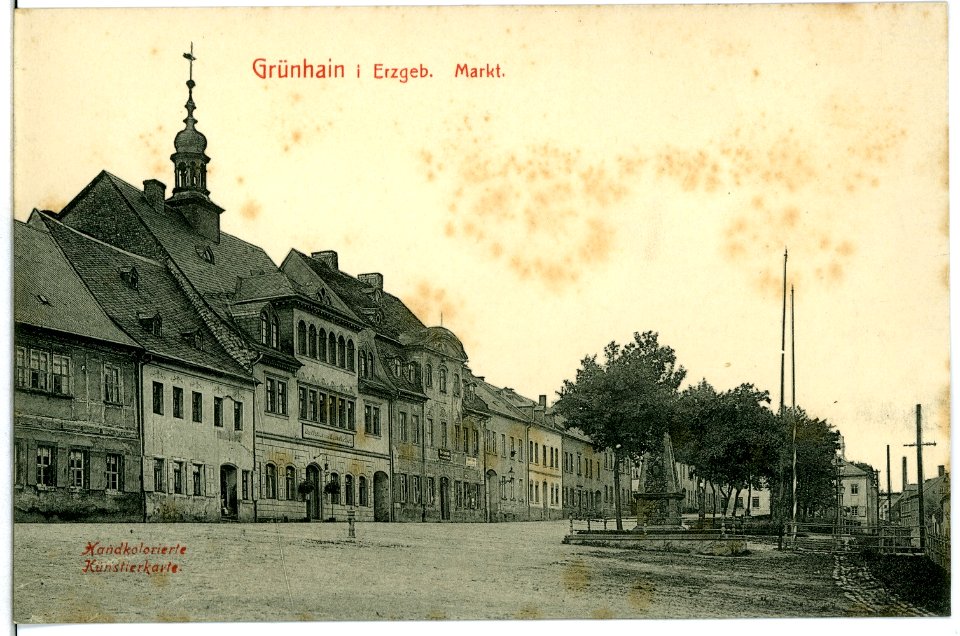 11281-Grünhain-1910-Markt-Brück & Sohn Kunstverlag