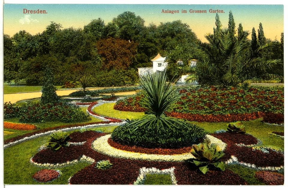 12671-Dresden-1911-Anlagen im Großen Garten-Brück & Sohn Kunstverlag