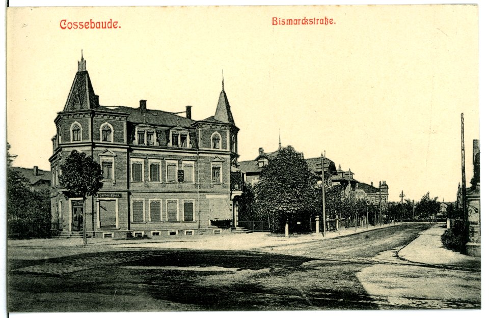 11351-Cossebaude-1910-Bismarckstraße-Brück & Sohn Kunstverlag