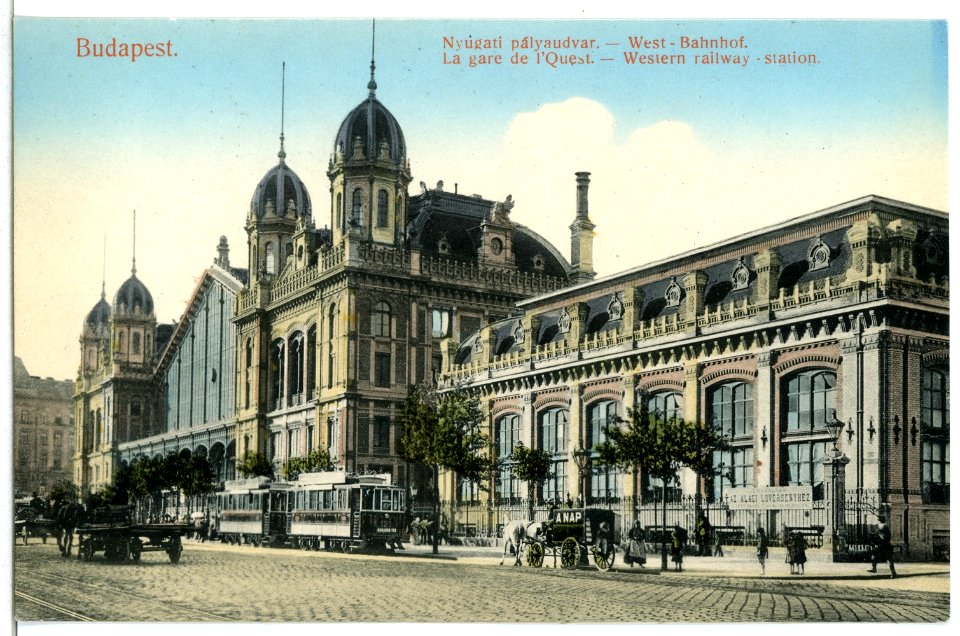 12656-Budapest-1911-Westbahnhof-Brück & Sohn Kunstverlag
