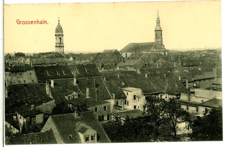 11290-Großenhain-1910-Blick auf Großenhain-Brück & Sohn Kunstverlag