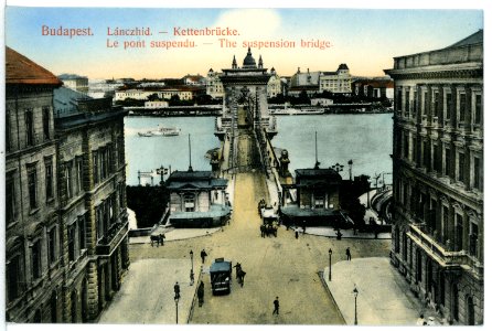 12290-Budapest-1910-Kettenbrücke-Brück & Sohn Kunstverlag