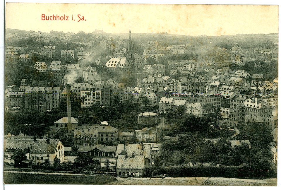 11285-Buchholz-1910-Blick auf Buchholz-Brück & Sohn Kunstverlag
