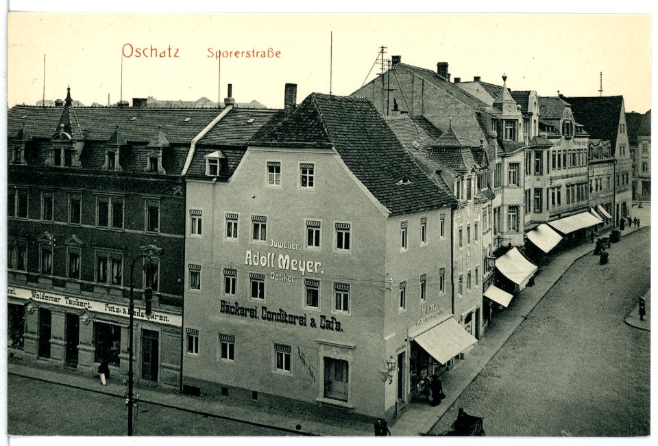 12724-Oschatz-1911-Sporerstraße-Brück & Sohn Kunstverlag