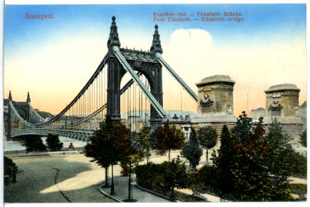 12655-Budapest-1911-Elisabethbrücke-Brück & Sohn Kunstverlag