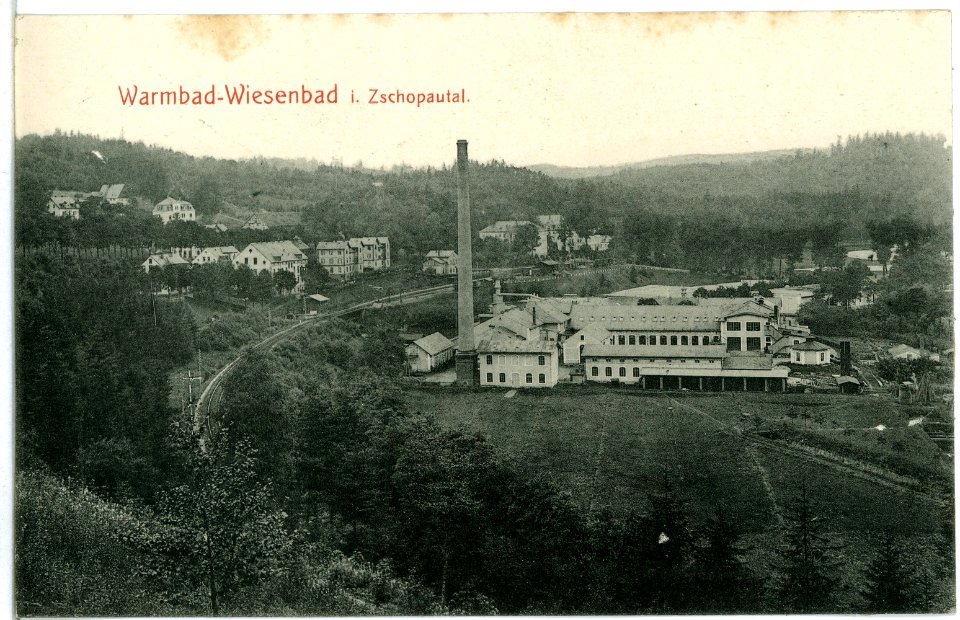 11447-Warmbad-Wiesenbad-1910-Blick auf Warmbad - Wiesenbad-Brück & Sohn Kunstverlag