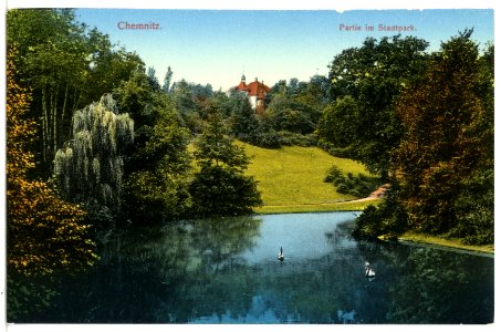 12382-Chemnitz-1910-Im Stadtpark-Brück & Sohn Kunstverlag