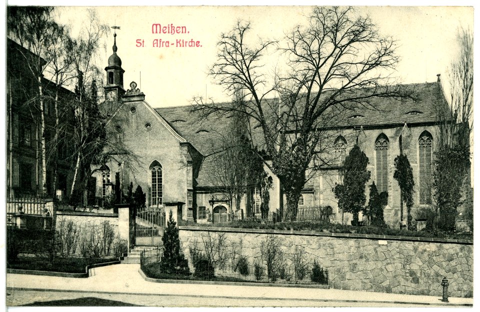 11562-Meißen-1910-St. Afra - Kirche-Brück & Sohn Kunstverlag