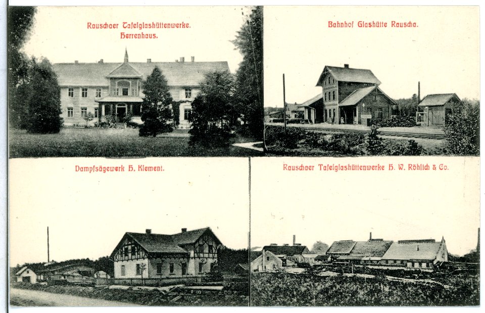11229-Rauscha-1910-Tafelglashütte - Werke-Brück & Sohn Kunstverlag