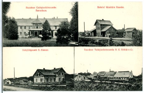 11229-Rauscha-1910-Tafelglashütte - Werke-Brück & Sohn Kunstverlag