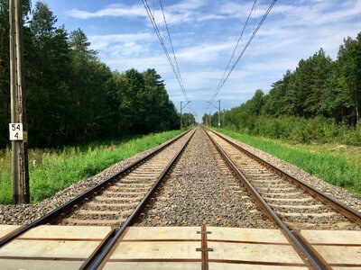 Travel rails railway photo