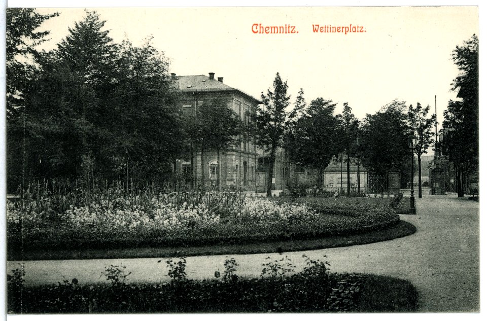 12468-Chemnitz-1911-Wettinerplatz-Brück & Sohn Kunstverlag