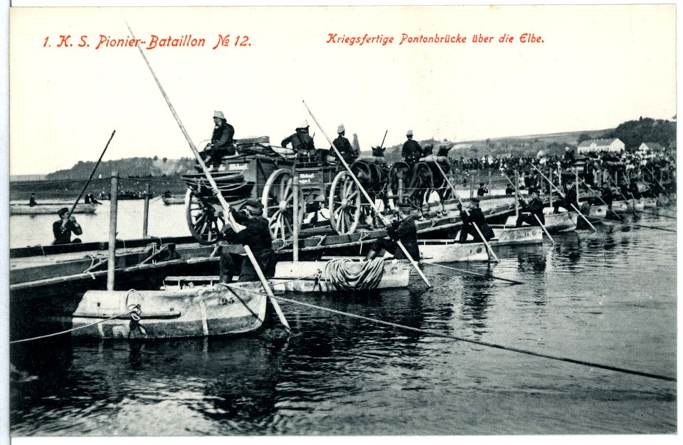 11061--1910-Königlich Sächsisches Pionier-Bataillon Nr. 12-Brück & Sohn Kunstverlag