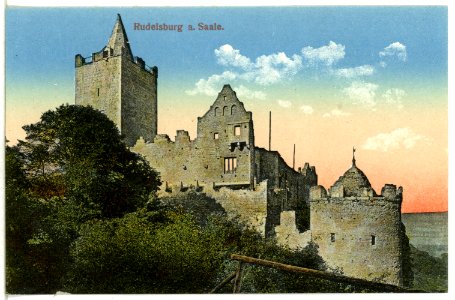 12710-Kösen-1911-Rudelsburg-Brück & Sohn Kunstverlag