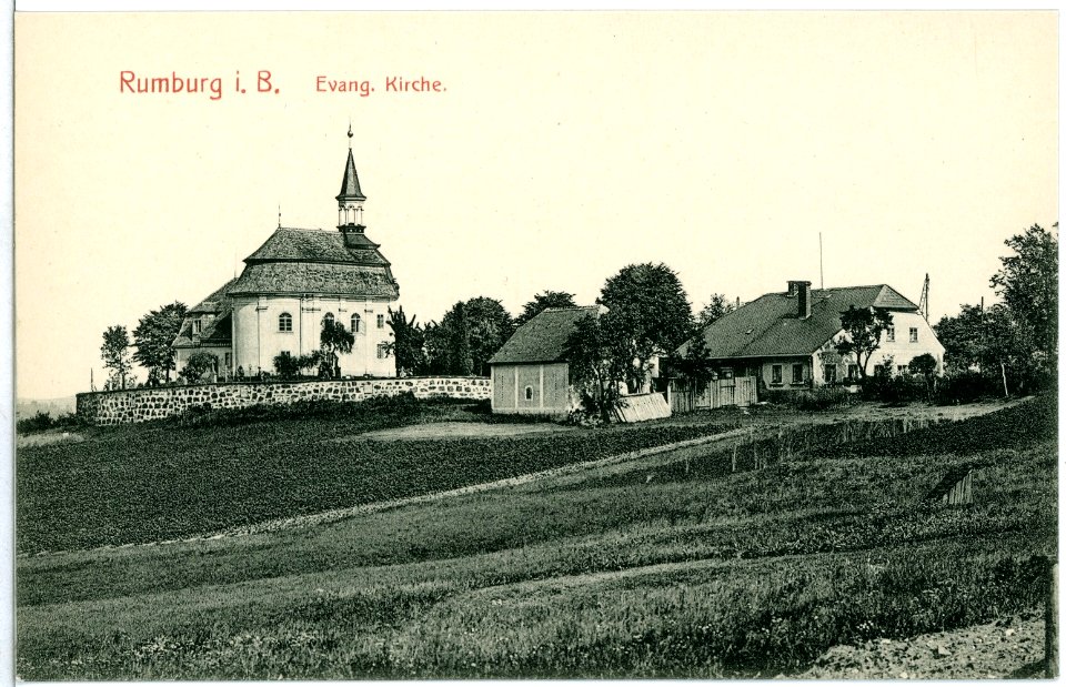 11223-Rumburg-1910-Evangelische Kirche-Brück & Sohn Kunstverlag